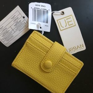 Bright Yellow Wallet, NWT, never used